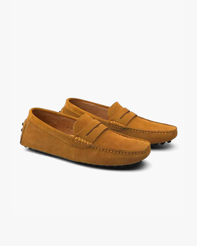 Wildleder-Fahrer-Loafer
