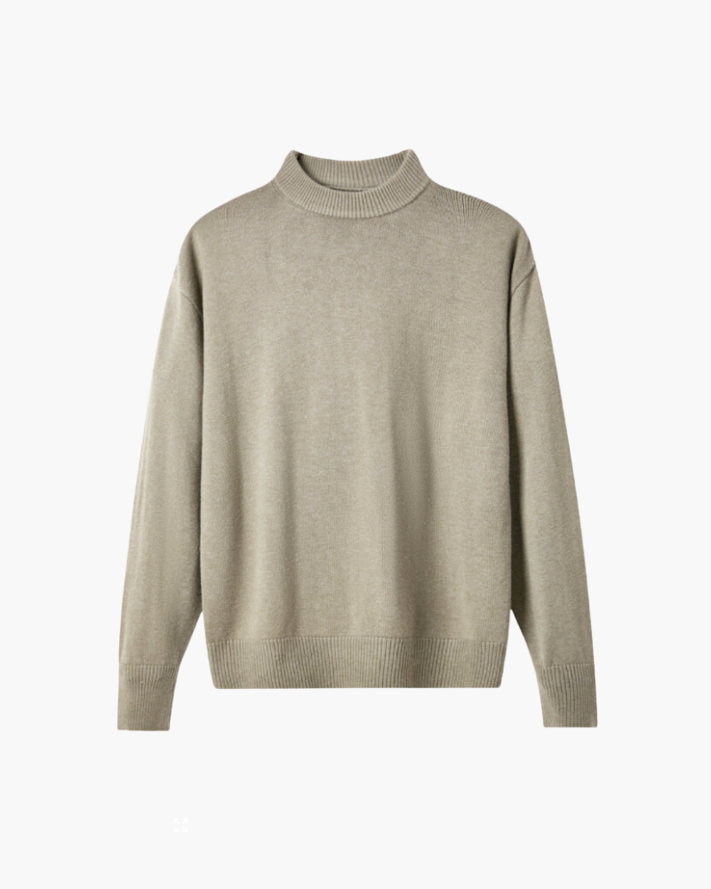 Rollkragenpullover aus 100 % hochwertiger Wolle