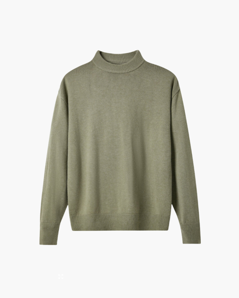 Rollkragenpullover aus 100 % hochwertiger Wolle