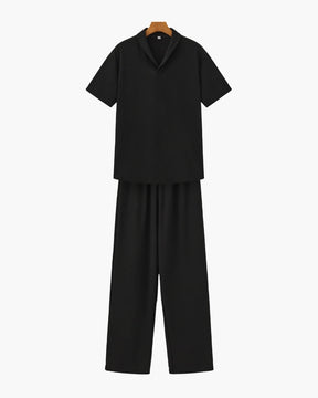 Cotton Polo & Pantalon Set