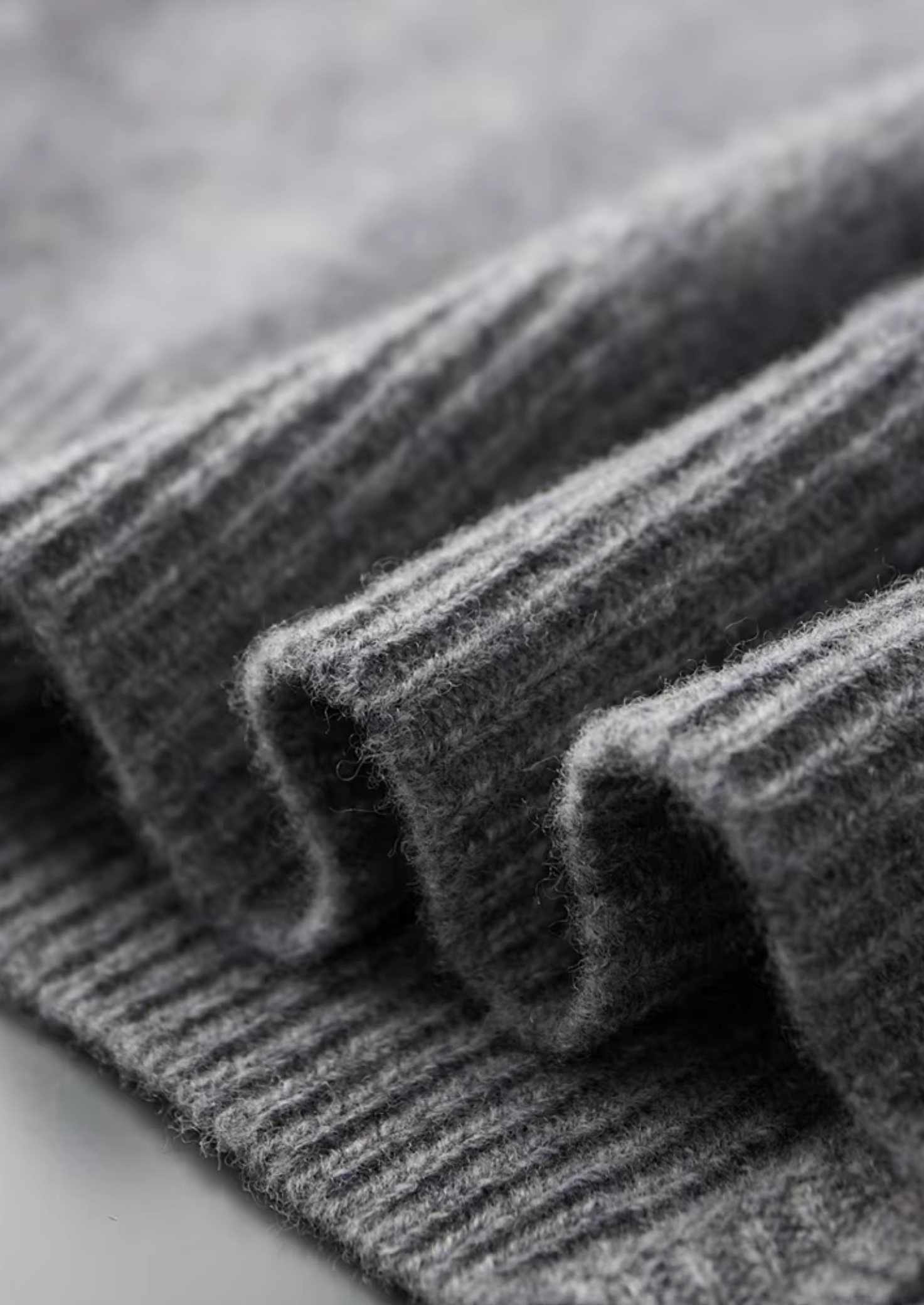 MERINO ZIP TWO-TONE CARDIGAN