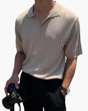 Florence – Poloshirt aus gerippter Baumwolle