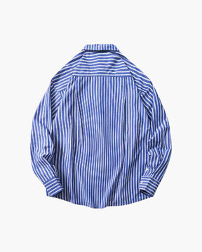 Oversize-Hemd mit Streifen