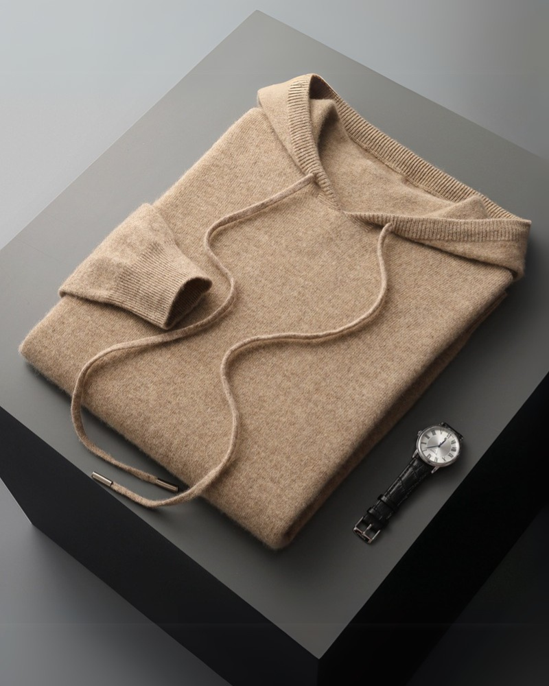 100 % Kaschmir-Hoodie