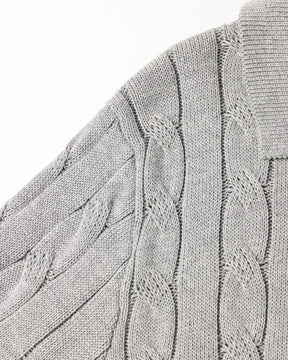 FLORENCE Cable Knit Polo