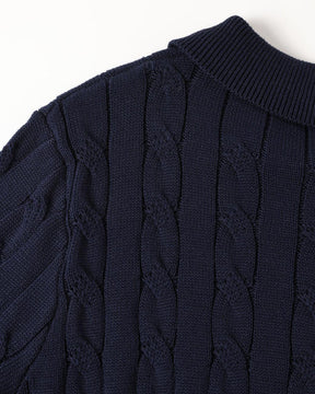 FLORENCE Cable Knit Polo
