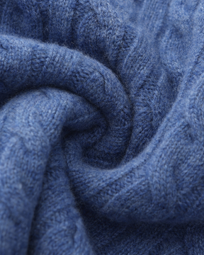 100 % gewebter Kaschmirpullover mit halbem Reißverschluss