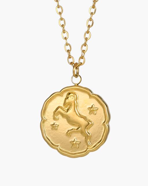 Sternzeichen-Halskette - Gold