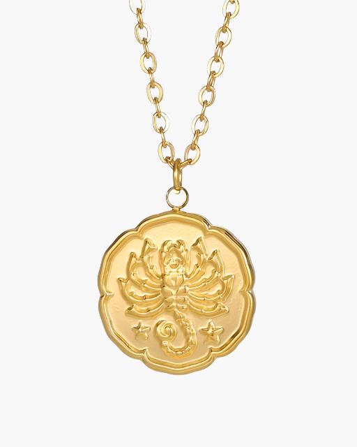 Sternzeichen-Halskette - Gold