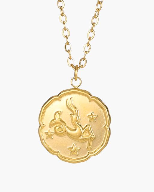 Sternzeichen-Halskette - Gold