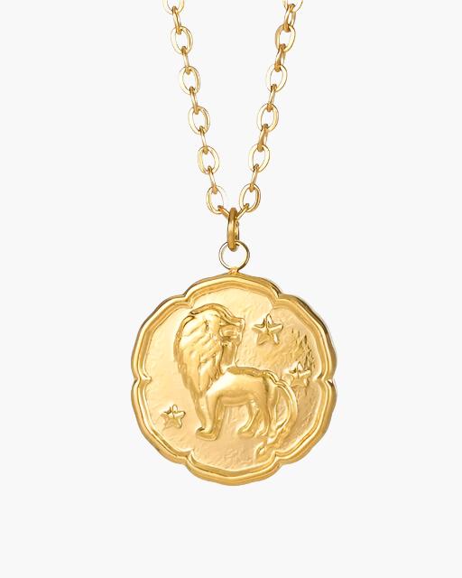 Sternzeichen-Halskette - Gold
