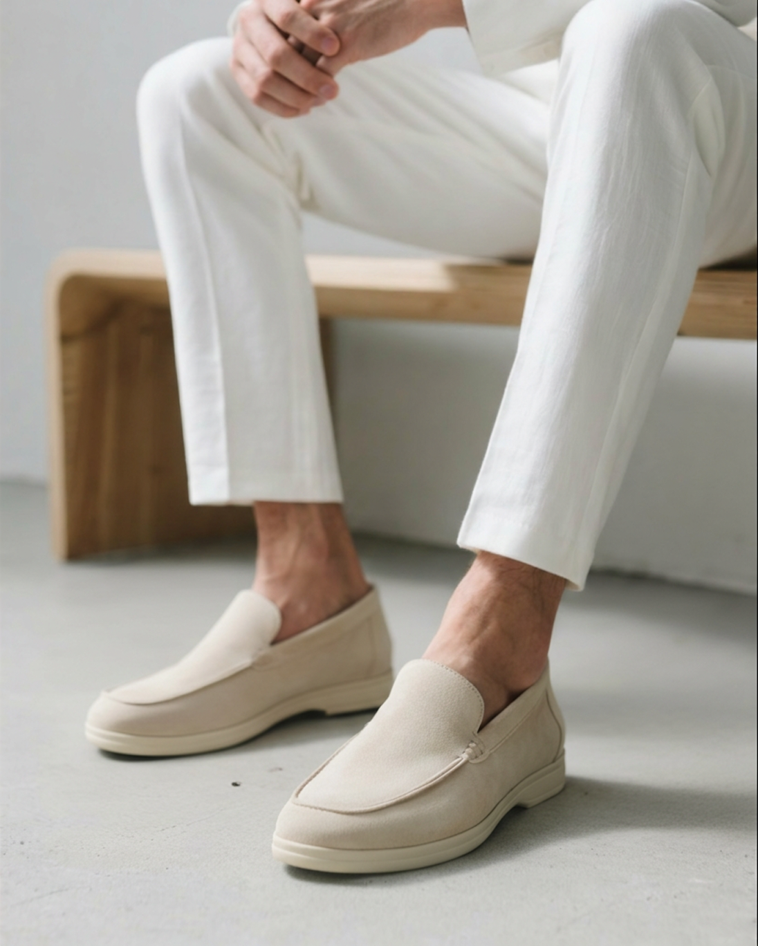 Wildleder-Loafer „Old Money“