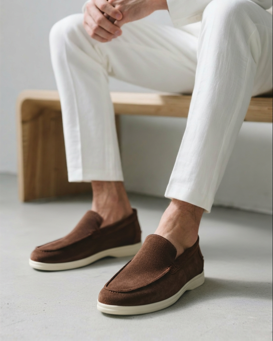 Wildleder-Loafer „Old Money“
