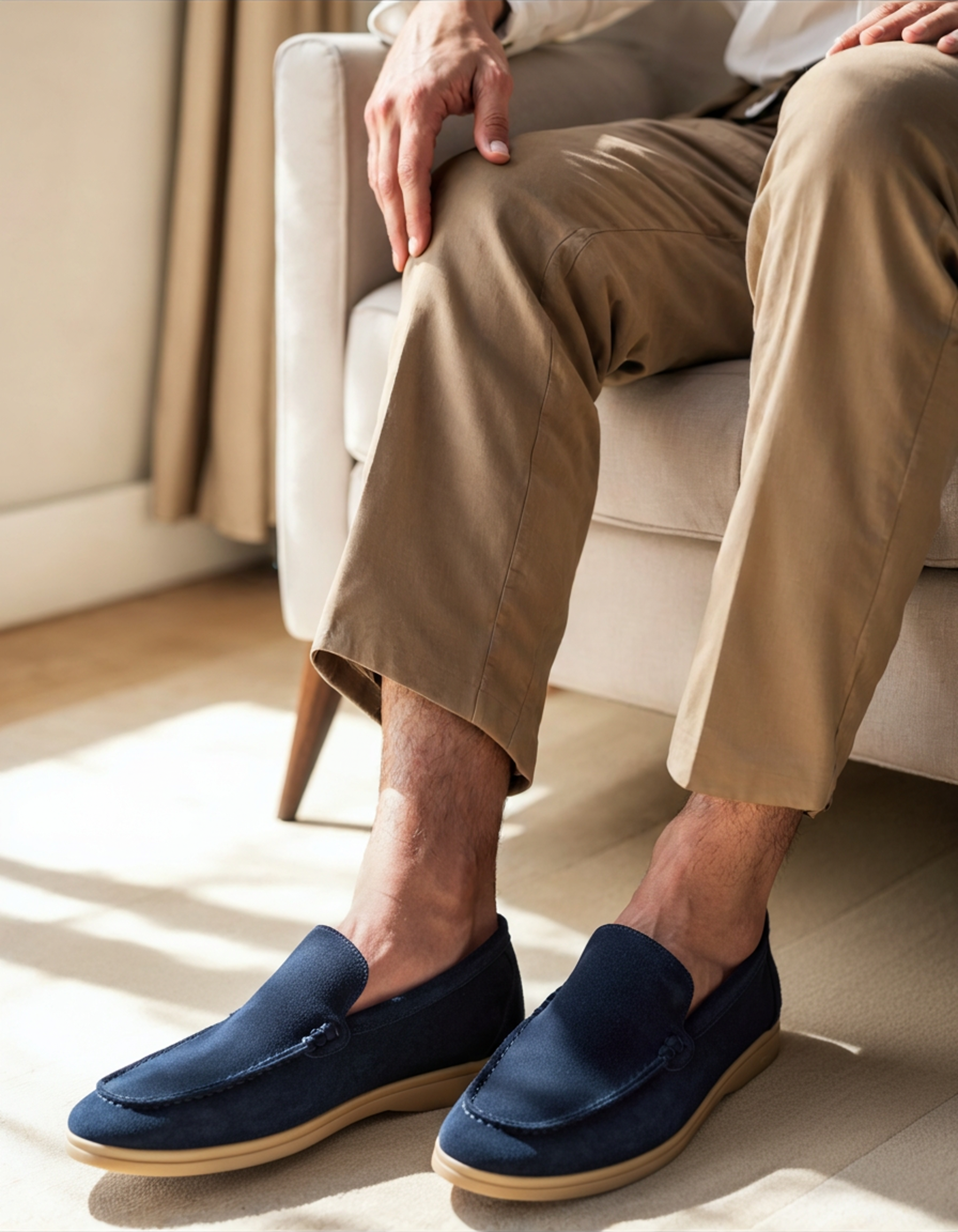 Premium-Loafer aus Wildleder