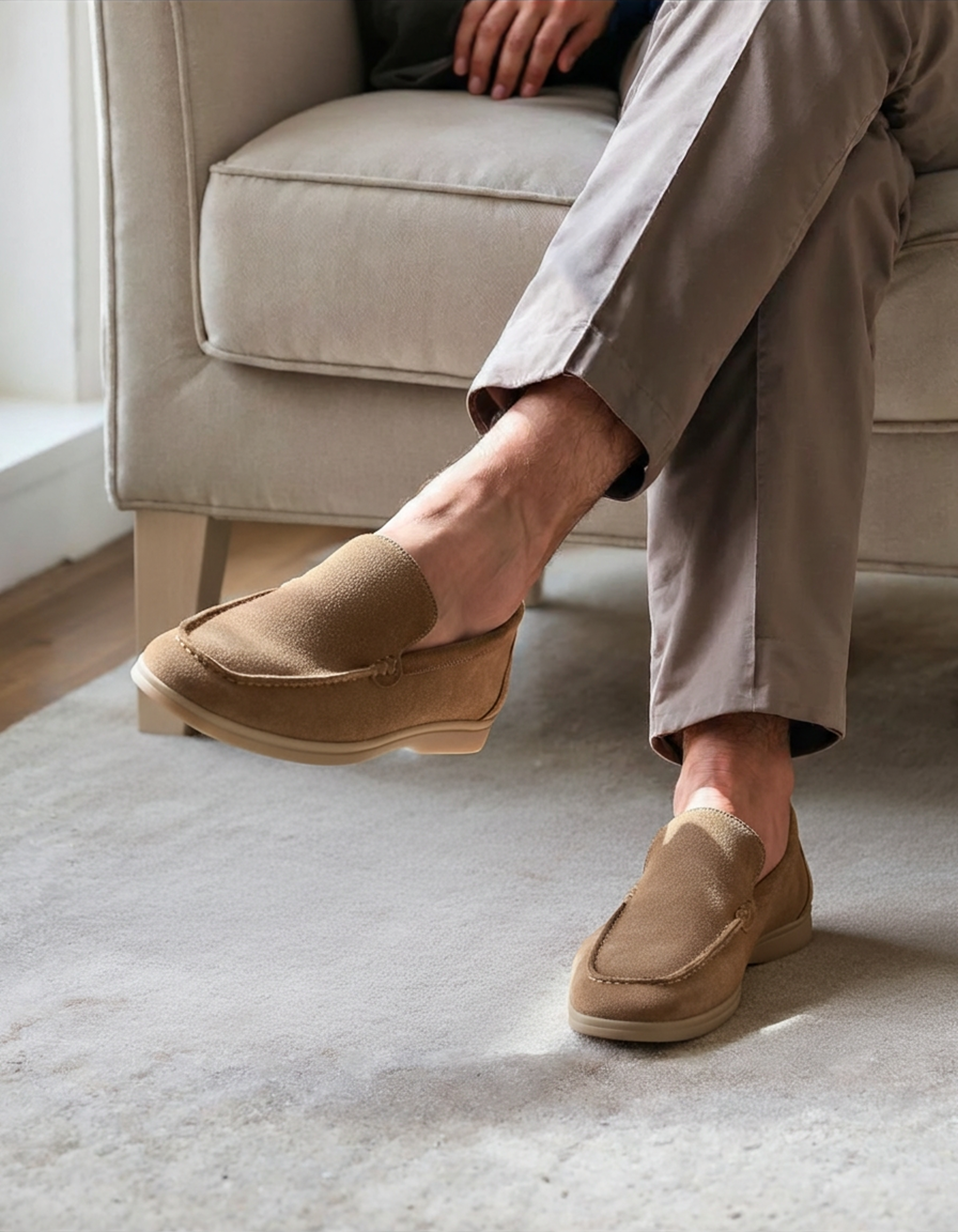 Premium-Loafer aus Wildleder