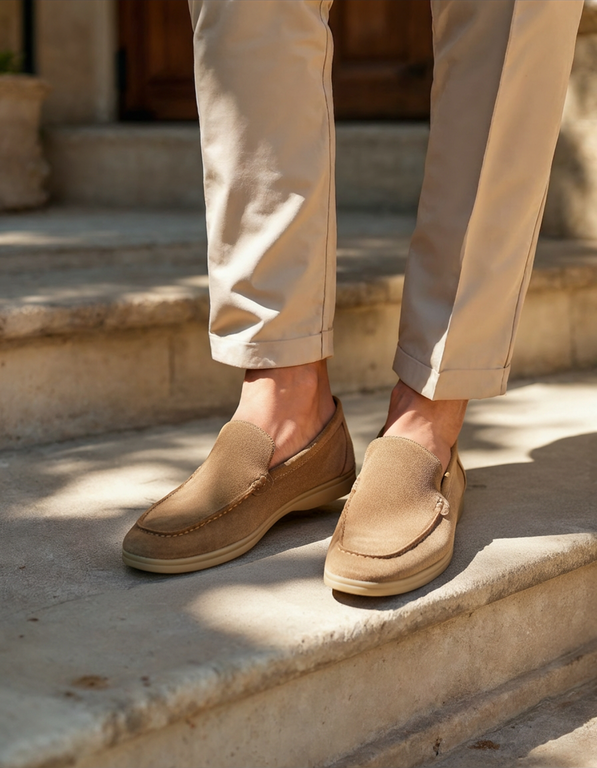 Premium-Loafer aus Wildleder