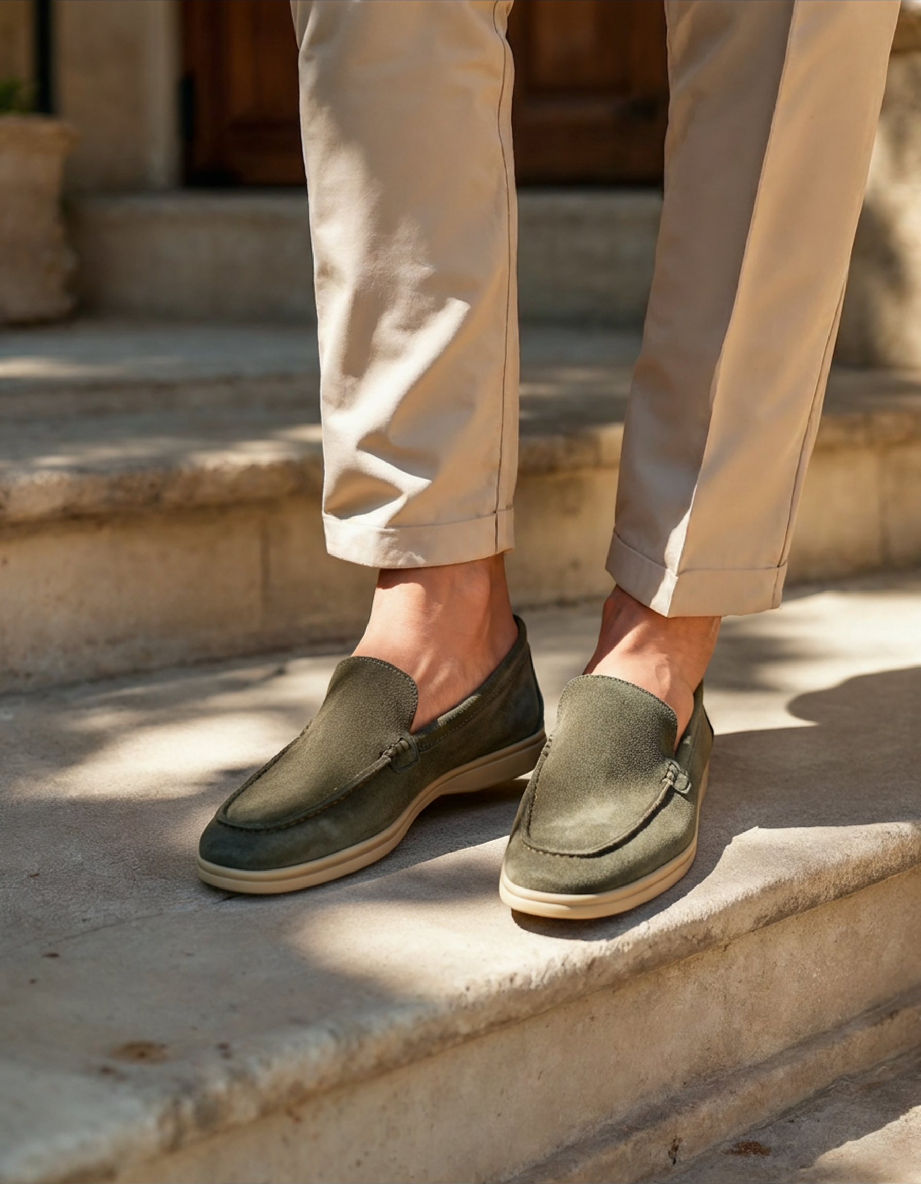 Premium-Loafer aus Wildleder