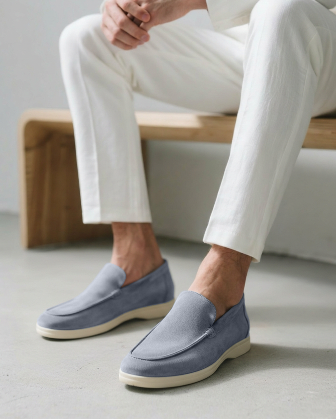 Wildleder-Loafer „Old Money“