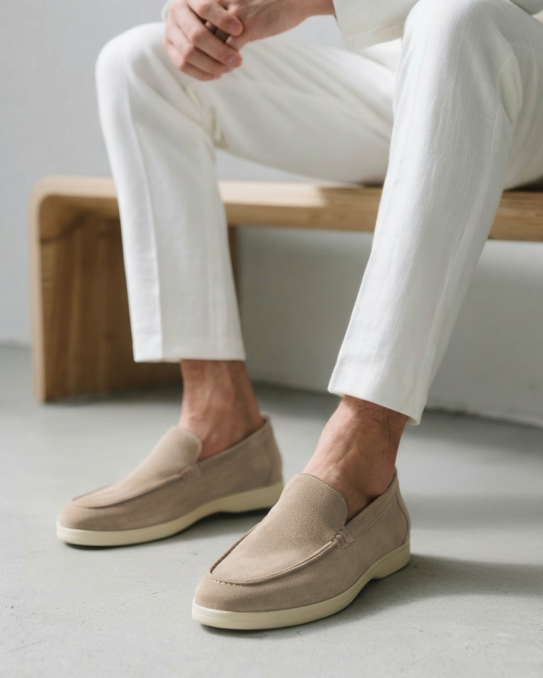 Wildleder-Loafer „Old Money“